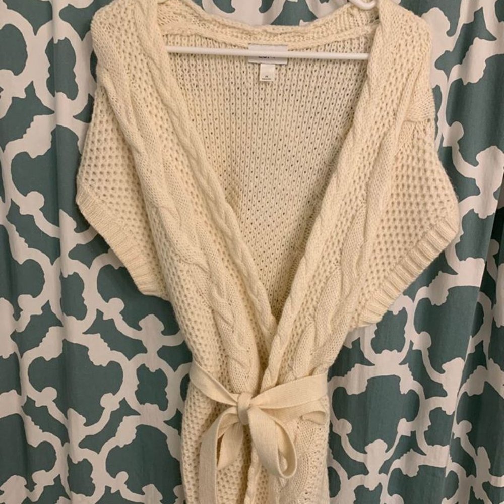 Loft sweater with tie